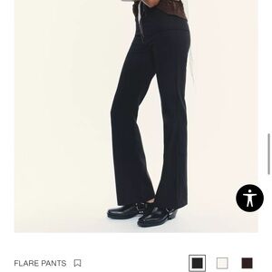 Zara Black Flare Pants